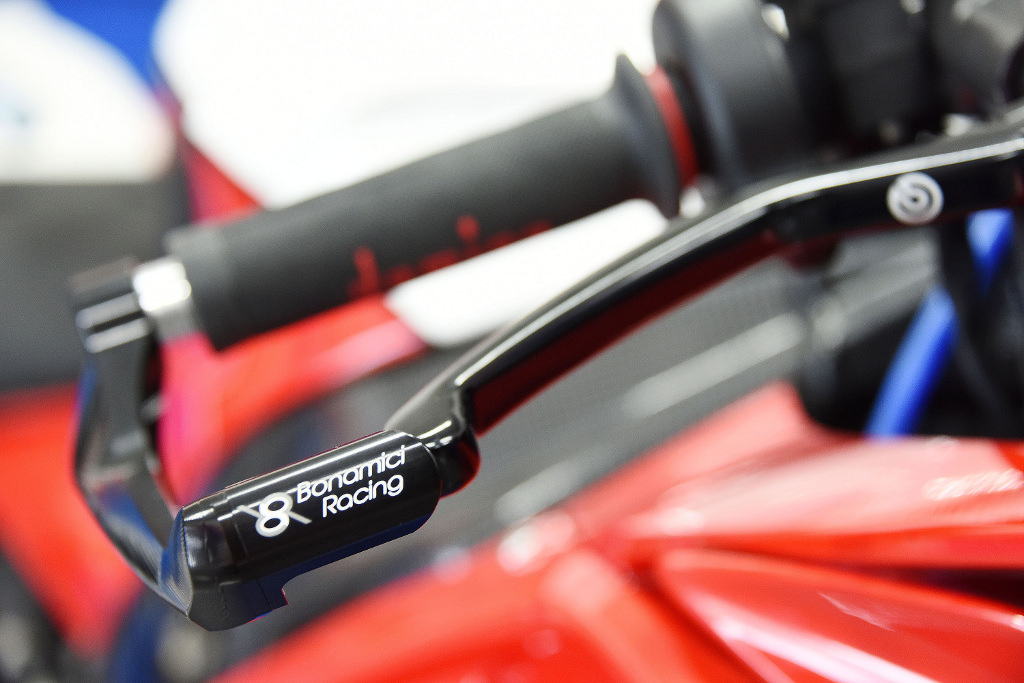 Bonamici Brake Lever Guard (Black / Black) MOTOD Racing