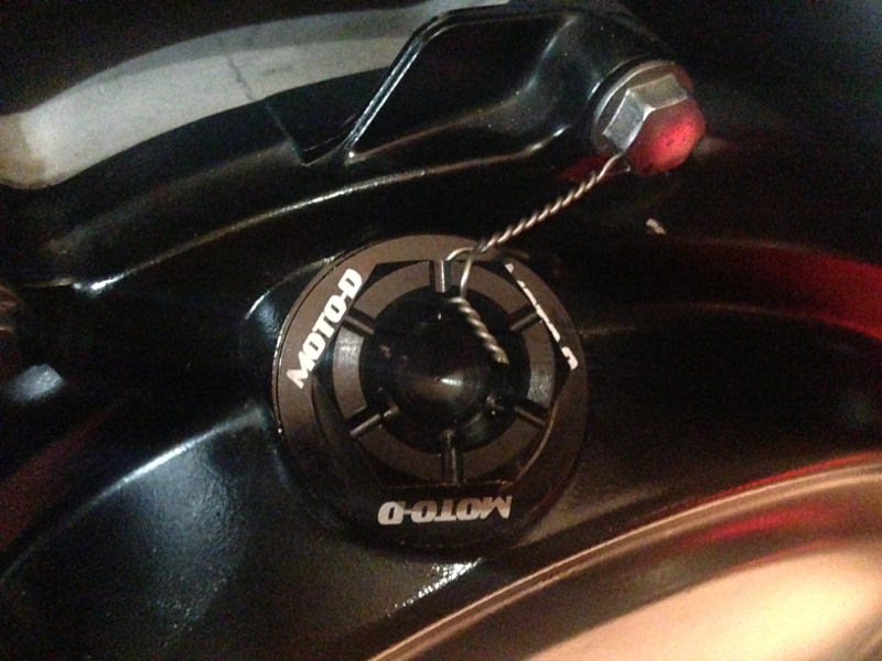 Safety Wired Titanium Caliper Bolts (M10x55) Honda CBR 600RR Honda