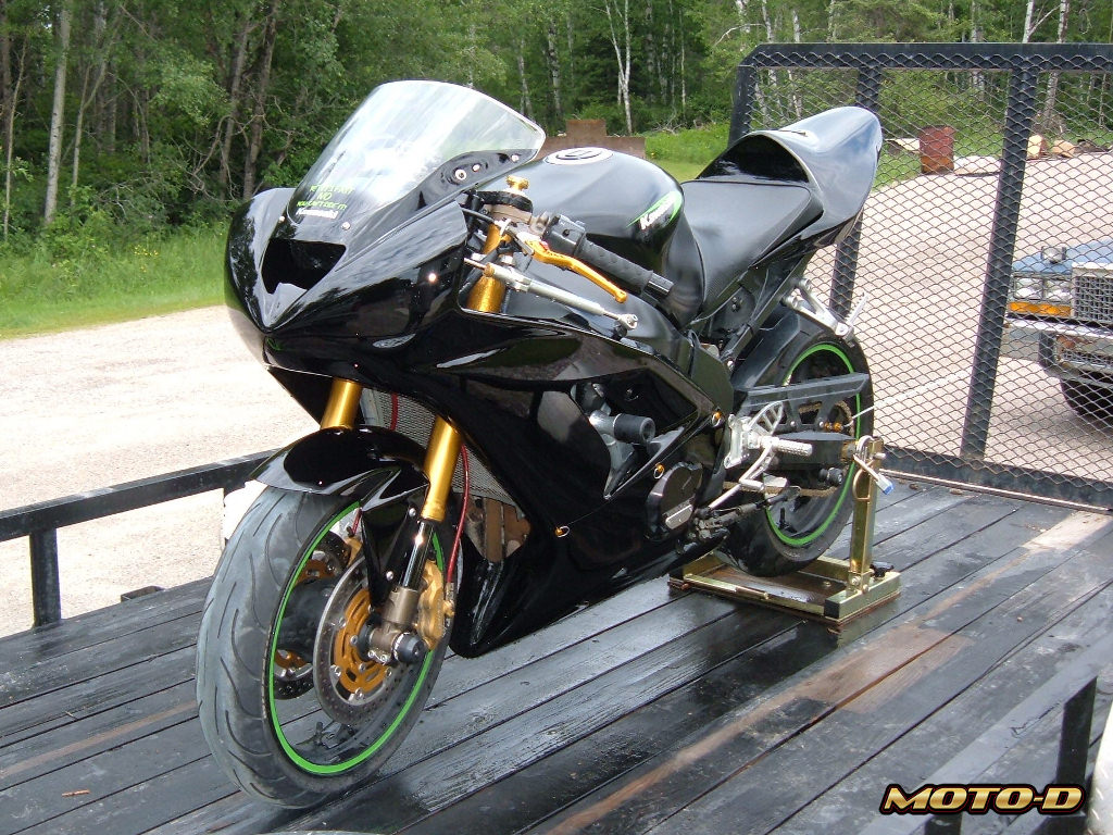 Motorcycle Trailer Restraint System