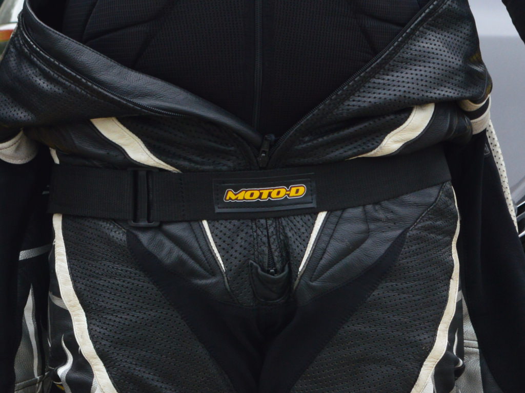 Are your Leathers Falling Off? - get the MOTO-D Track Strap Belt