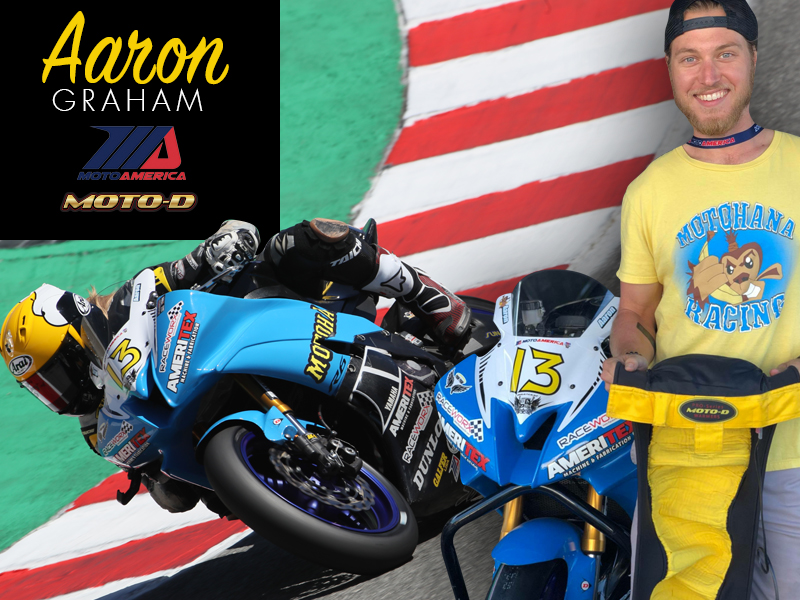 Motohana Racing Aaron Graham loves his MOTO-D tire warmers