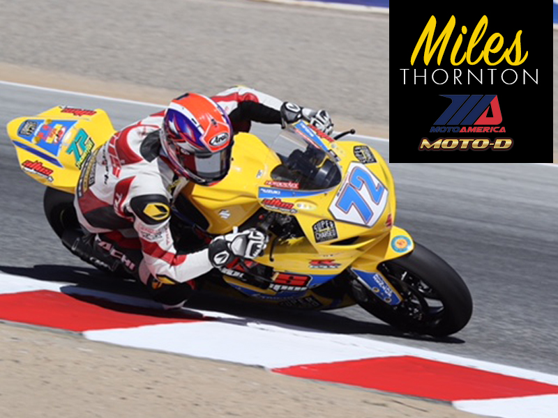 Miles Thornton Bonamici Lever Guard MotoAmerica Suzuki GSX-R 600