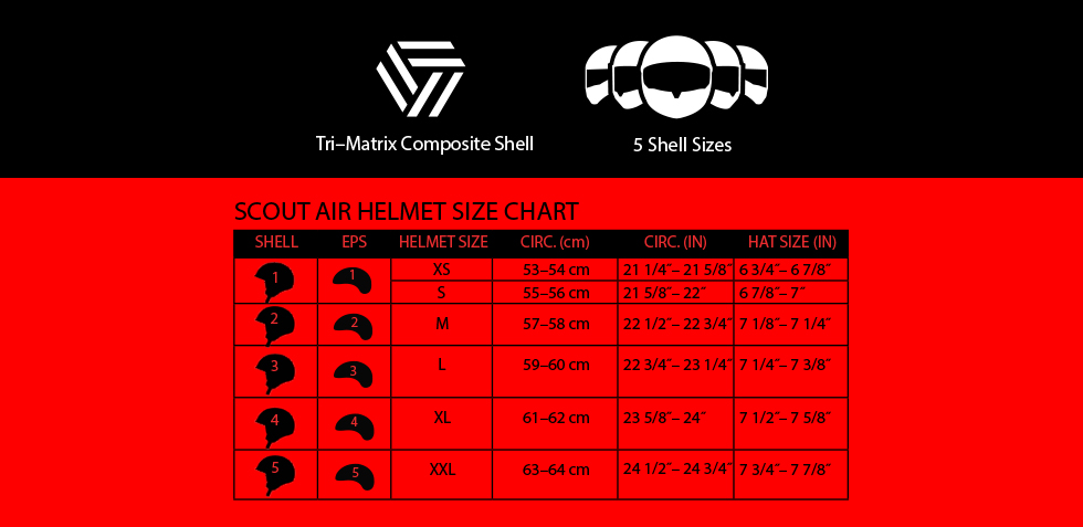 Bell Helmet Size Chart