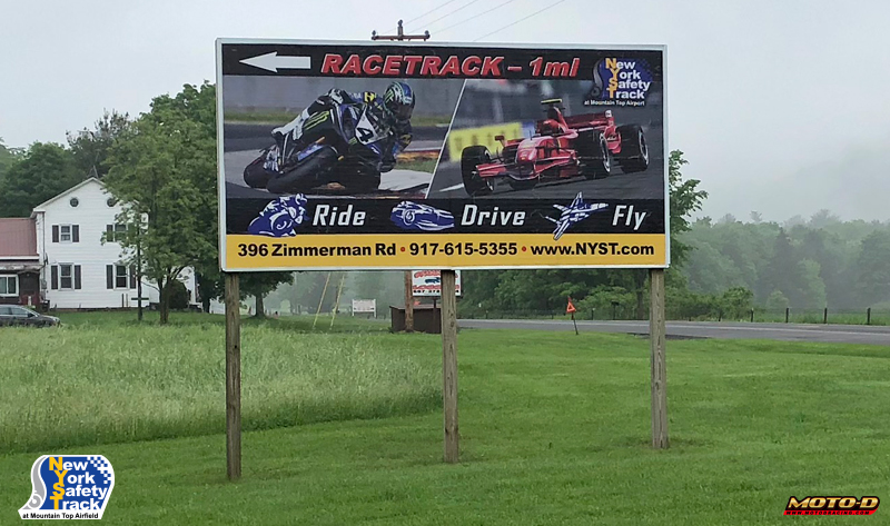 trackday riders at nyst mountain top airport