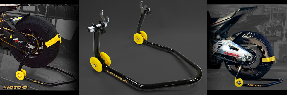 MOTO-D 8MM Swingarm Spools Blue MOTO-D Racing