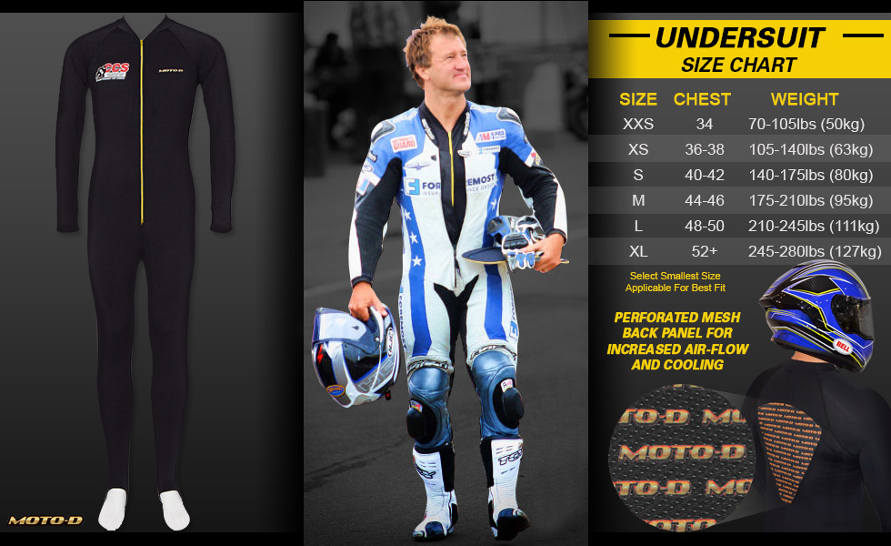 motorcycle moto suit undersuit cool pegram larry racing tec under riders motoamerica ama worn