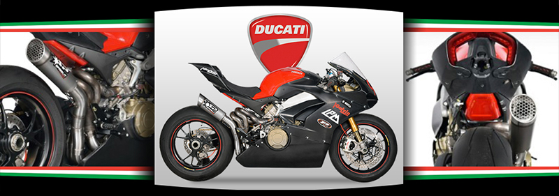 Spark Ducati Panigale V4 Titanium Grid Semi-Full Exhaust System