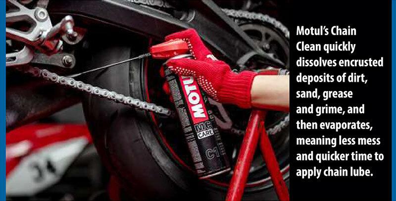 Use Motul Chain Clean To Preserve Your Sportbike Chain for Lasting Performance: MOTO-D Racing