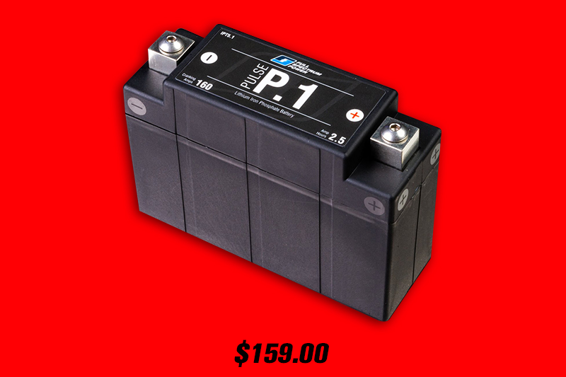 P1 Motorcycle Battery for up to 600 cc sportbikes